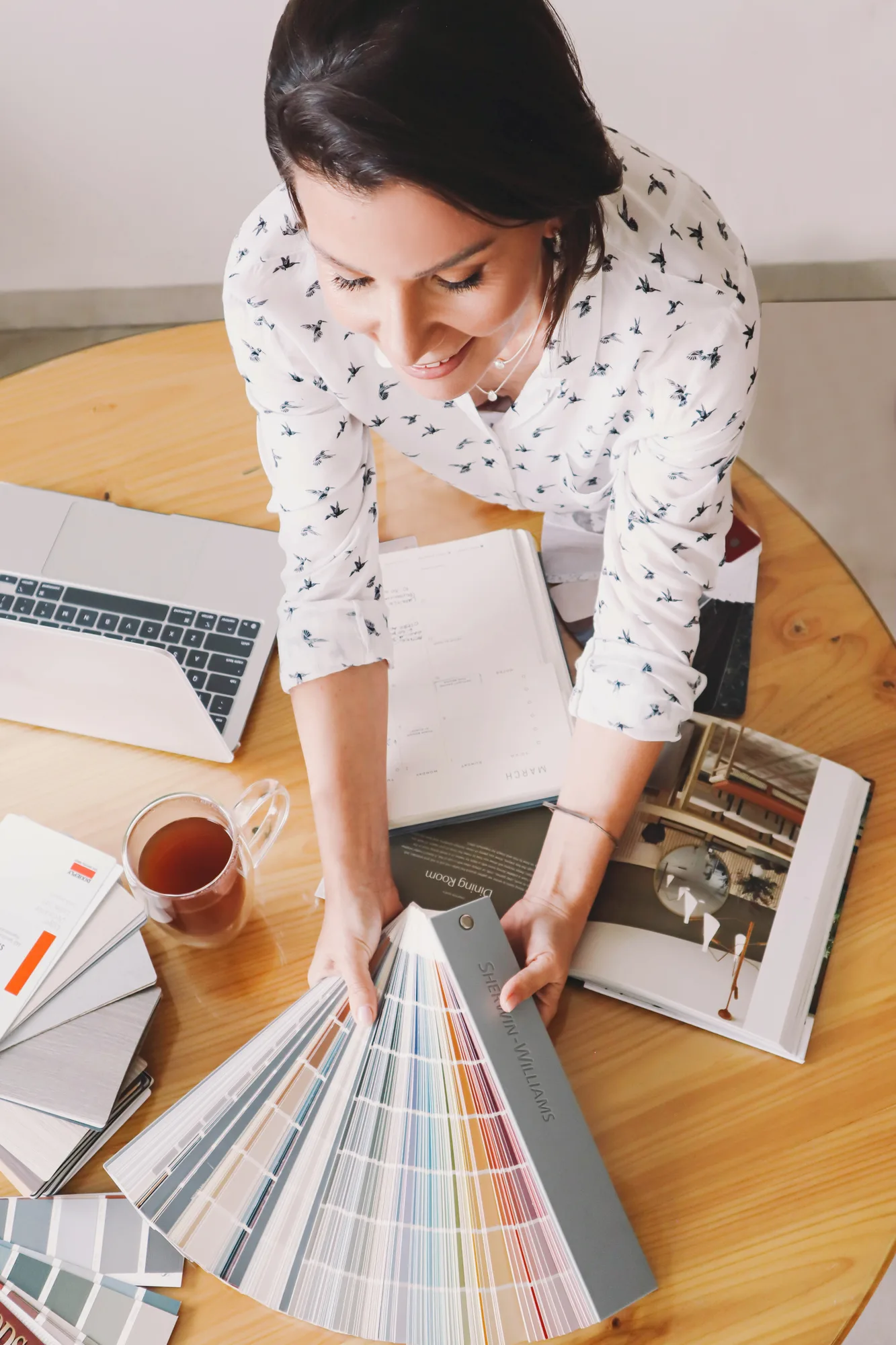 Cecilia Carolini at the studio