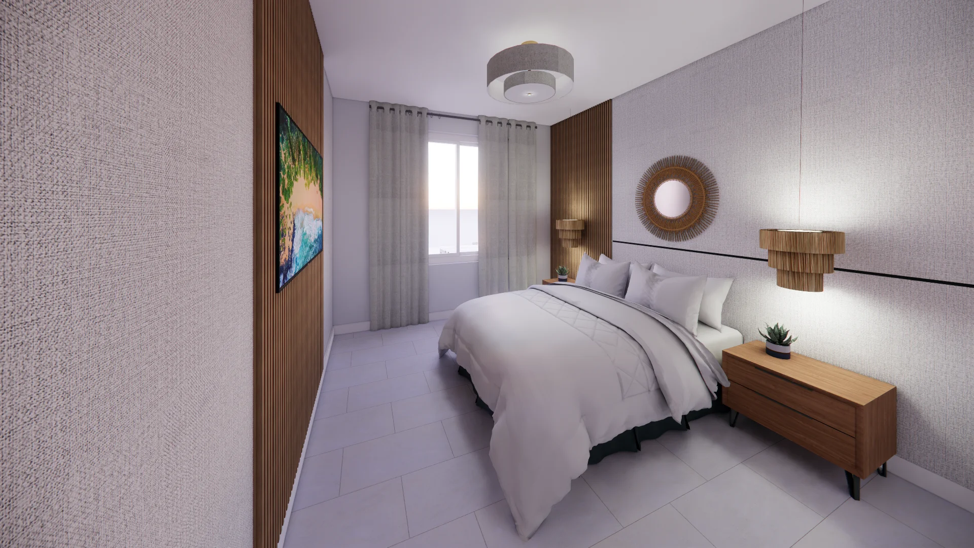 Interior design concept visualization