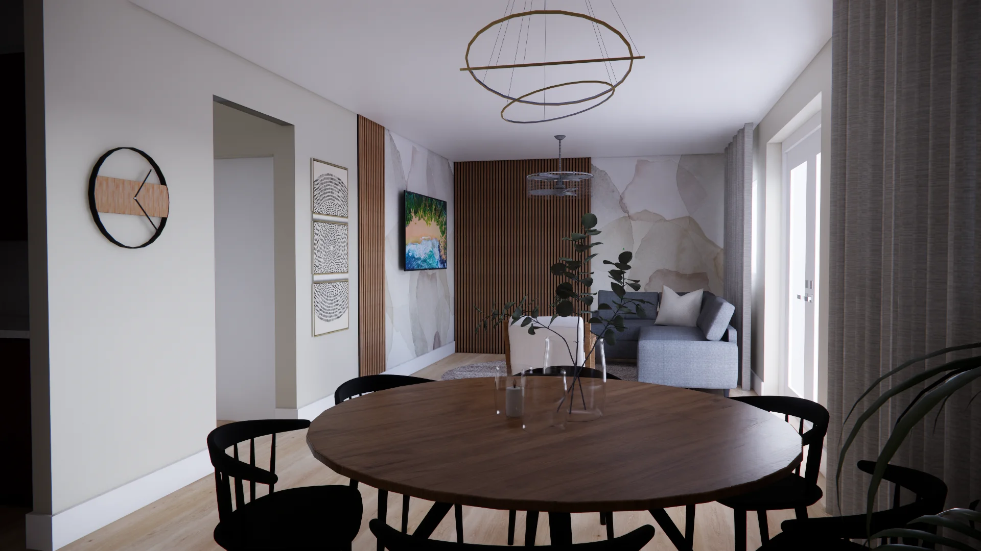 Residential interior design project by Carolini